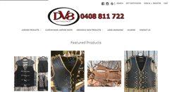 Desktop Screenshot of dv8leather.com.au